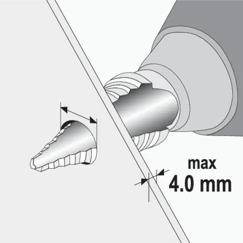 Set stëp freza YATO YT-44732, 3 copë, e zezë