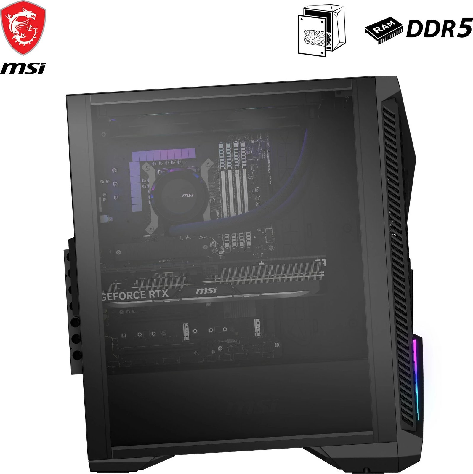 Kompiuter MSI MPG Infinite X2 14NUG7-460AT, Intel Core i7, 32 GB RAM, 1 TB, Windows 11 Home Kompiuter MSI MPG Infinite X2 14NUG7-460AT, Intel Core i7, 32 GB RAM, 1 TB, Windows 11 Home