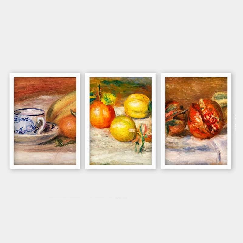 Pikturë dekorative me kornizë (3 copë), Wallity, 3BC_UN895114_3545