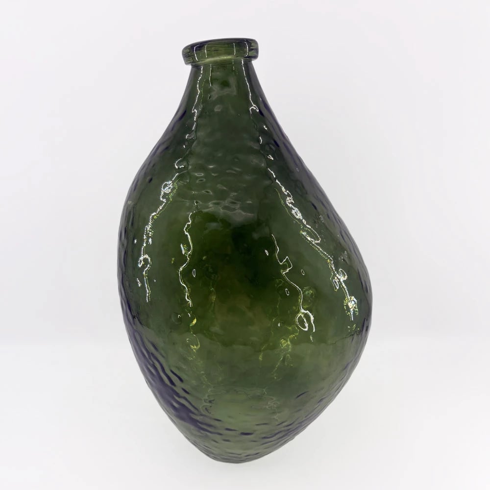 Vazo qelqi SPICE, ngjyrë e gjelbër, 22x22x35.5cm