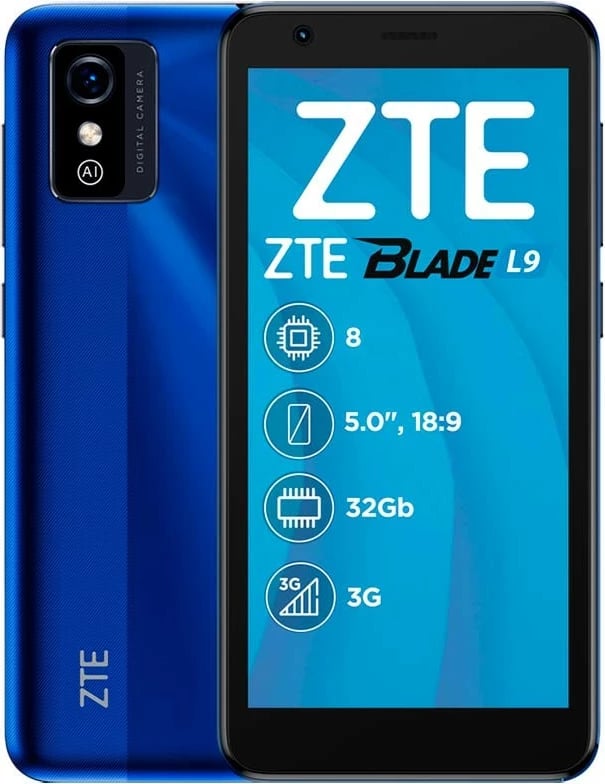 Celular ZTE Blade L9,  5.0", 1+32GB, i kaltër 