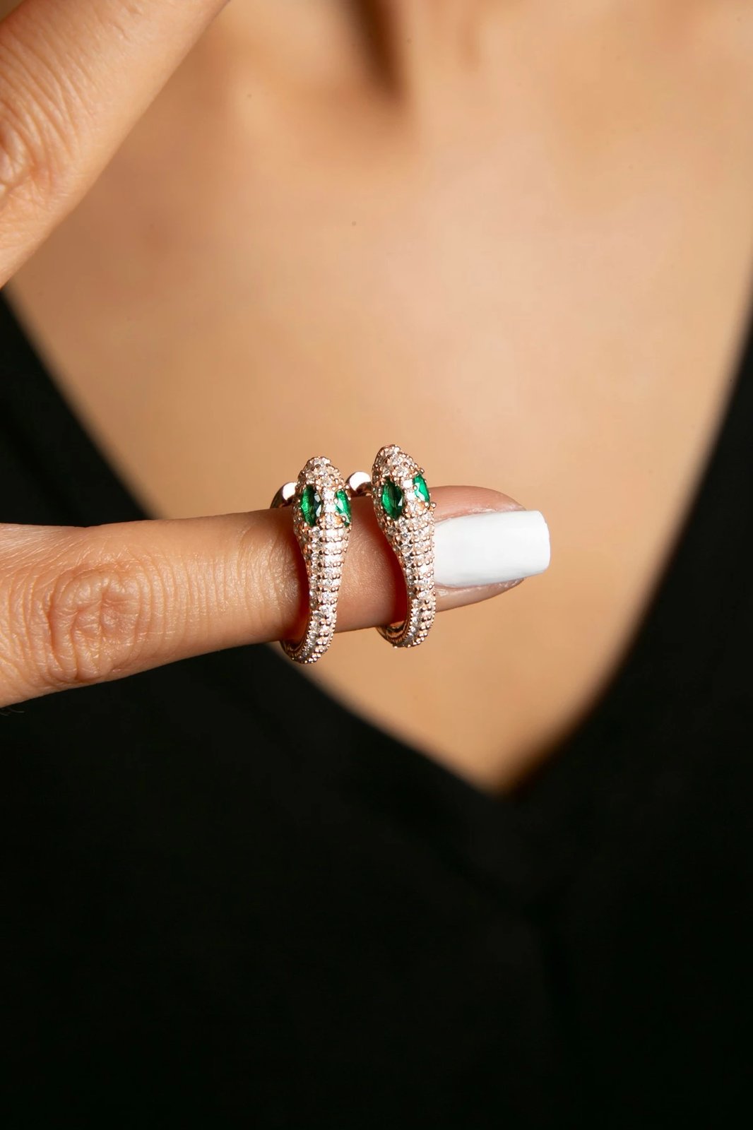 Vathë argjendi Elika Silver, ngjyrë ari rozë, ELKYS60067R