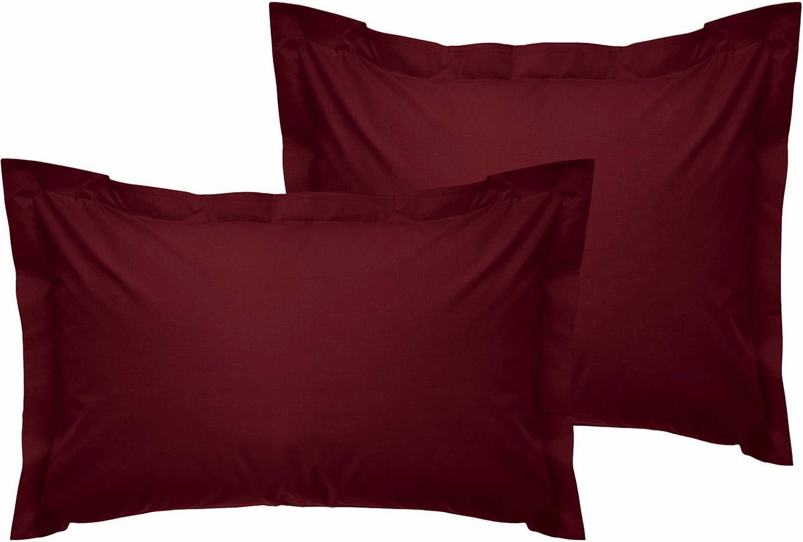 Set jastëkësh Oxford satin, 2 copë, ngjyrë maron, L'essentiel