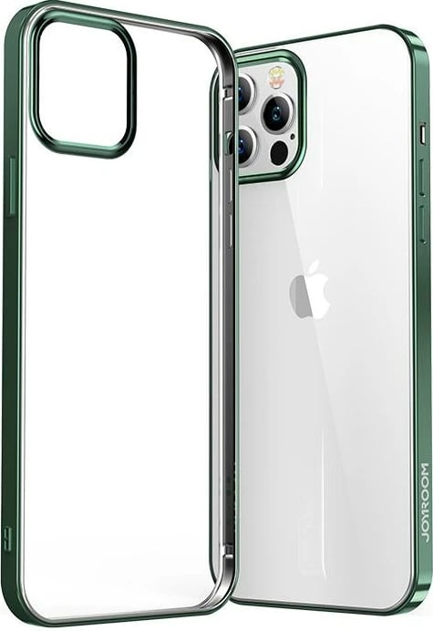 Mbështjellës Joyroom New Beautiful Series për iPhone 12 Pro Max, JR-BP796, i hollë, kornizë e galvanizuar, Gjelbër