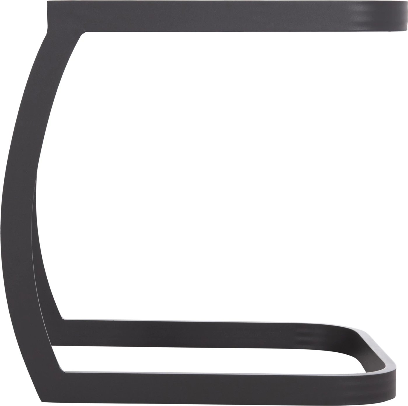 Tavolinë anësore për shezlong, alumini, ngjyrë gri, RICKON FH6324.01, 45x48x49.5cm