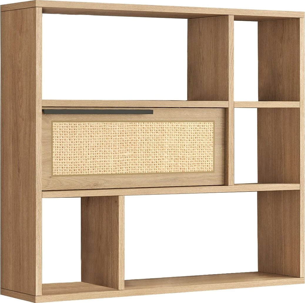 Raft muri Hanah Home, On5-Su, ngjyrë arr dhe lis, 90.1x81x22 cm