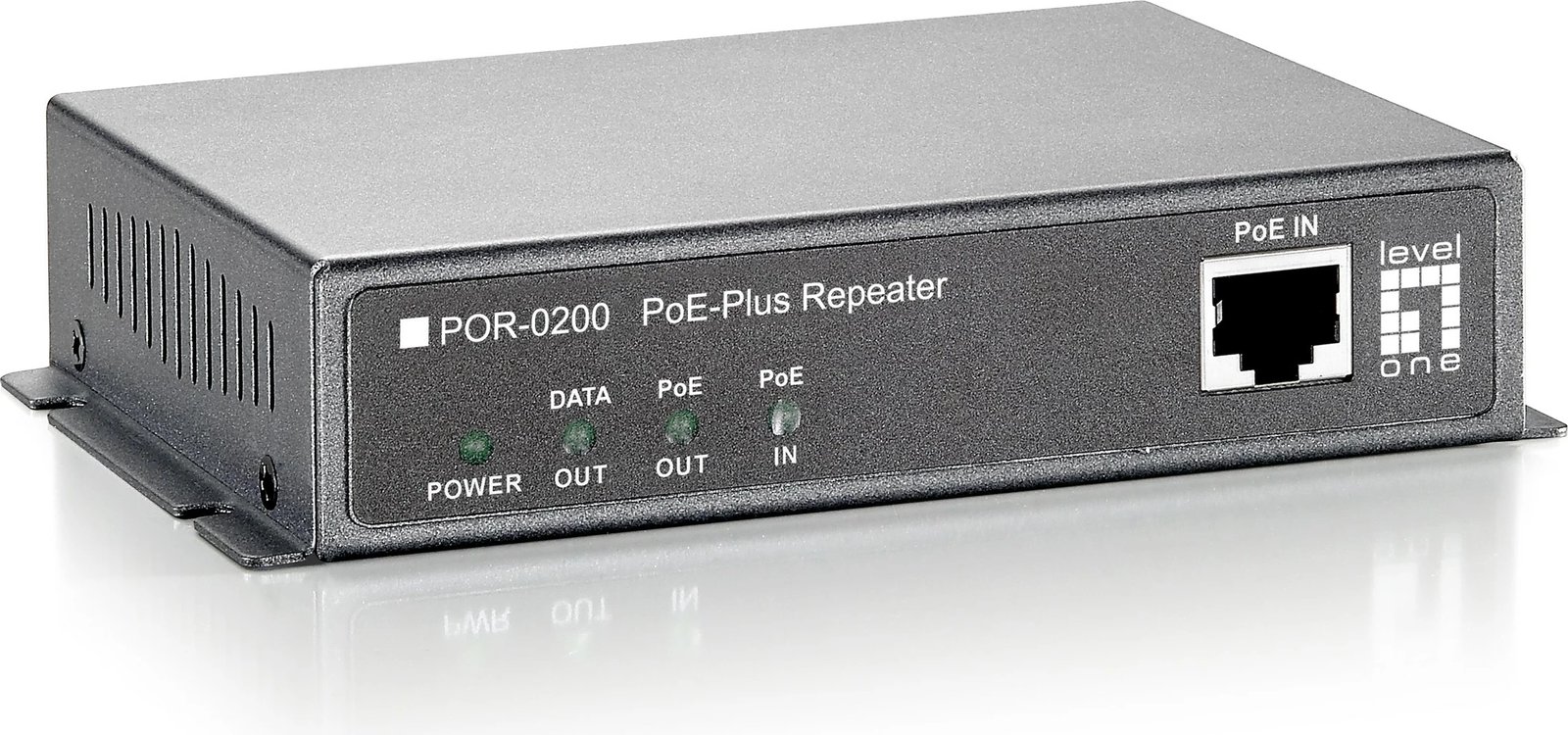 Repeater rrjeti LevelOne PoE, Cascadable, 200 m, 10/100Base-T(X), i zi