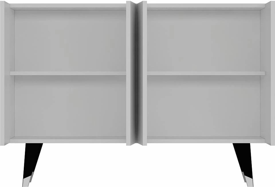 Konsol Skye Decor, 8164KM-32, e bardhë, e zezë, argjend