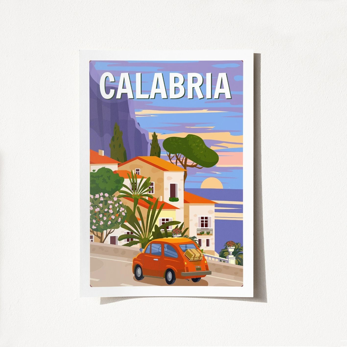Poster A3, Calabria, shumëngjyrësh, 29.7x42cm