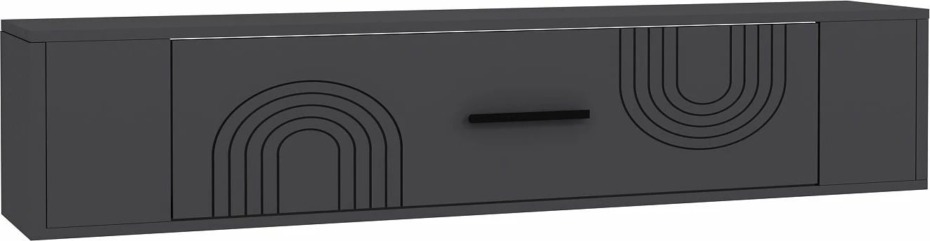 Komodë TV Skye Decor, Restol 2, ngjyrë antracit