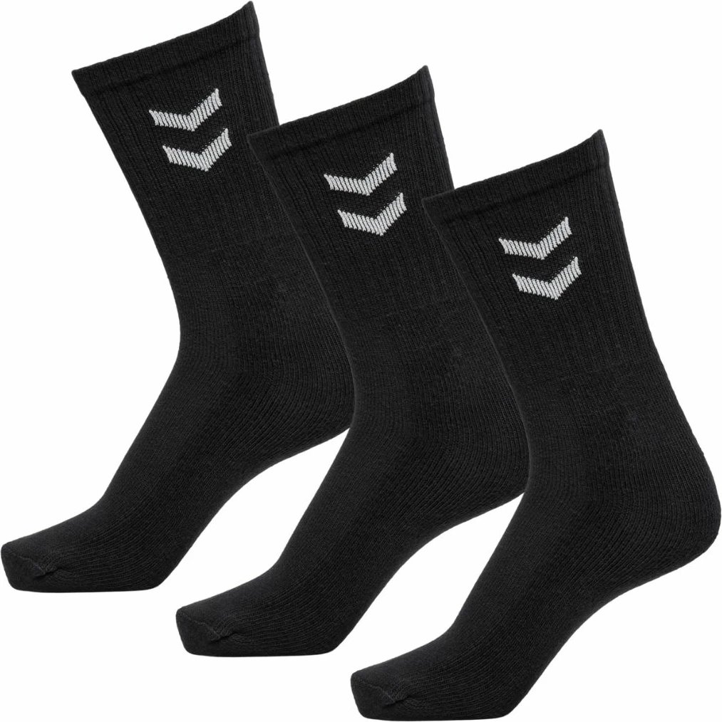 Çorape crew unisex Hummel, të zeza