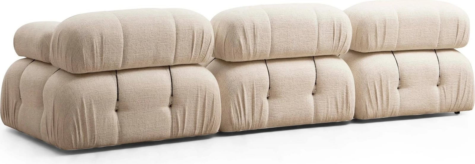 Karrige një vendëshe Bubble, stof krem, Atelier del Sofa