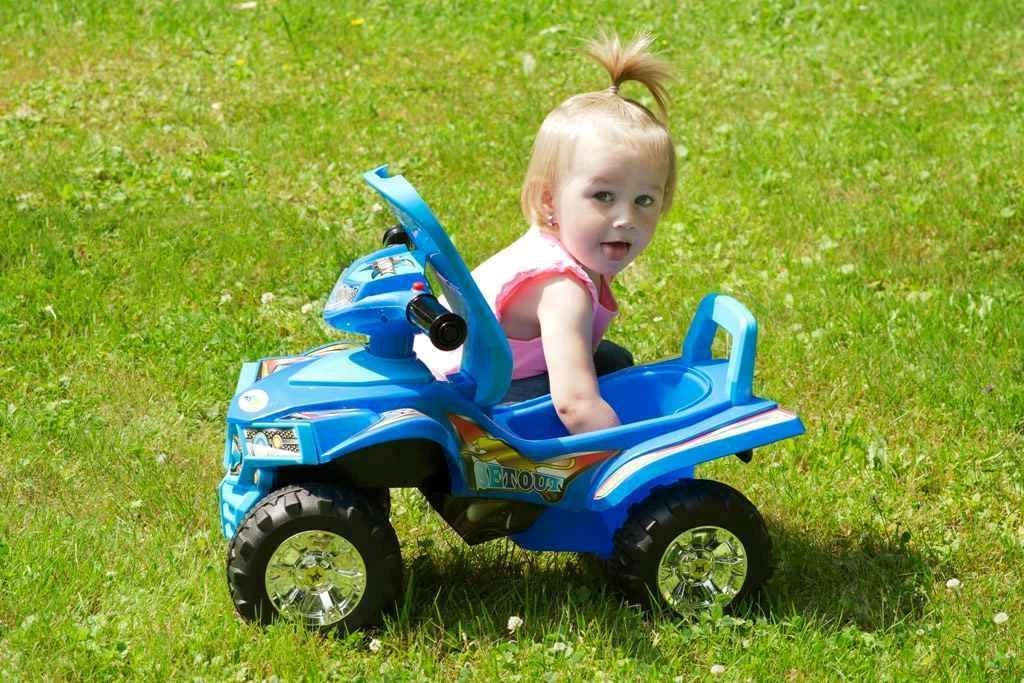 mjet lëvizës quad, Baby Mix, me tinguj dhe drita, 12–36 muaj, deri 27 kg, Blu