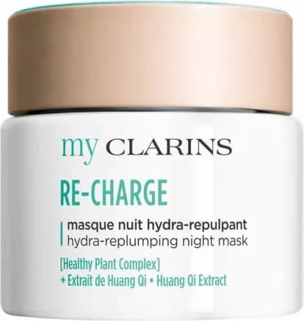 Maskë nate për fytyrë Clarins My Clarins Hydra Replumping uniseks 50ml