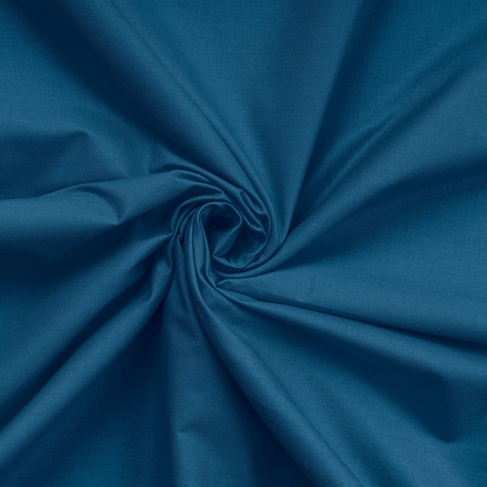 Çarçaf i vetem fitted, ranforce, ngjyrë petrol blue, L'essentiel