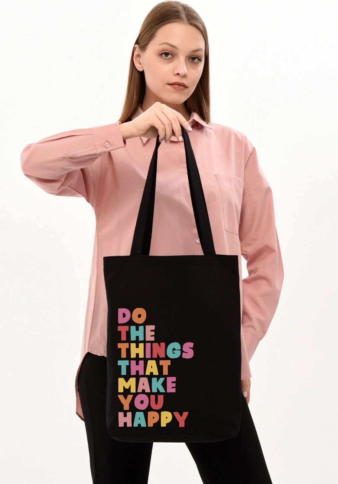Çantë tote Zoozie Bags, 1473, e zezë, 35x40x8cm