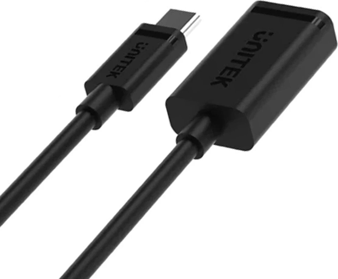 Kabllo përshtatëse Unitek, USB C - USB 3.1, e zezë 