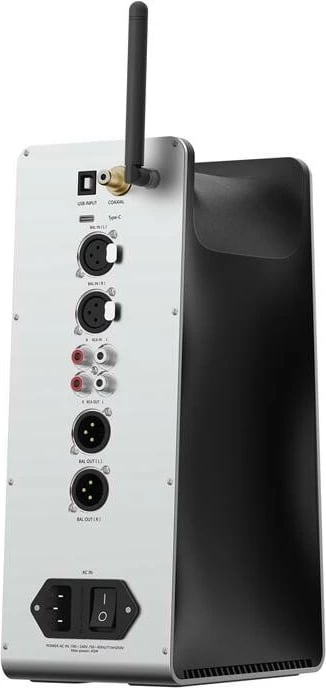 Amplifikator kufjesh HiFiMAN EF600 Amp me DAC të integruar, i bardhë