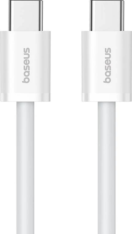 Kabllo USB C në USB C Baseus Superior, 2 m, 30 W, Bardhë Kabllo USB C në USB C Baseus Superior, 2 m, 30 W, Bardhë