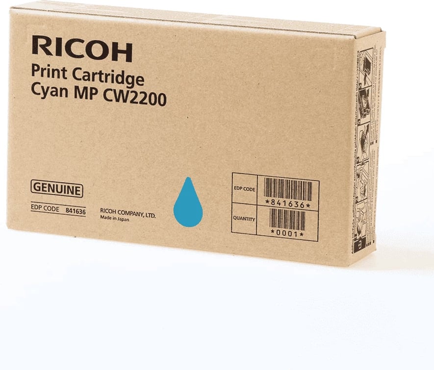 Kartush boje Ricoh 841636 100 ml rendiment 440 faqe cyan