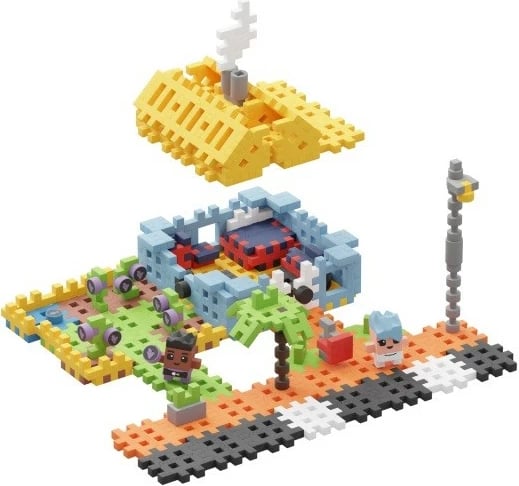 Set lodrash ndërtimi Marioinex Mini Waffle City House, 148 pjesë, shumëngjyrëshe