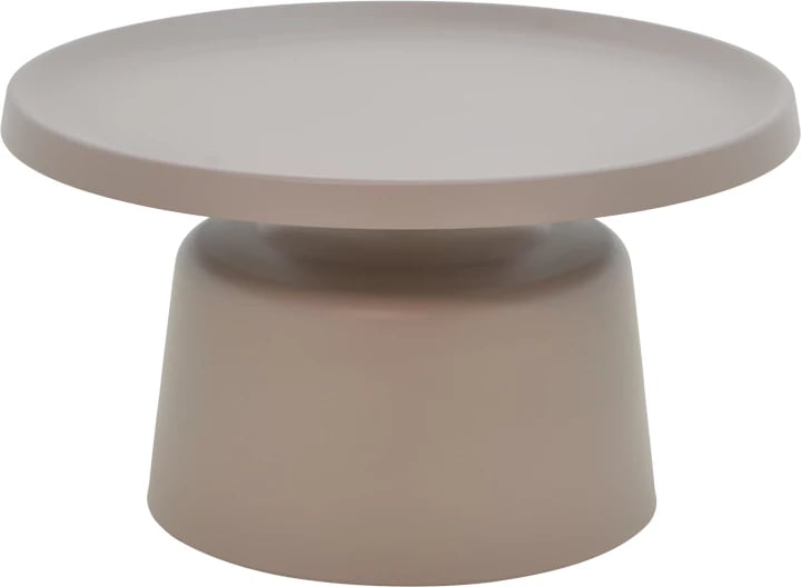 Set tavolina kafeje Ginoze, metal, ngjyrë kapuçino, 2 copë