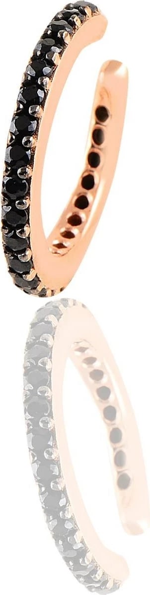 Vathë për kërthizë argjendi, ngjyrë e zezë, Jumeon SGTL10571, 14mm