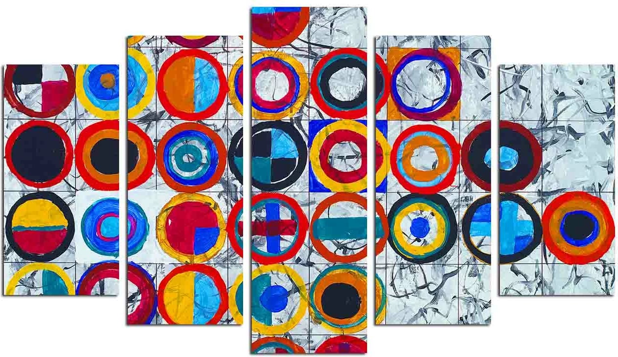 Pikturë dekorative MDF, 5 pjesë, Wallity, 5ABSMDF-49