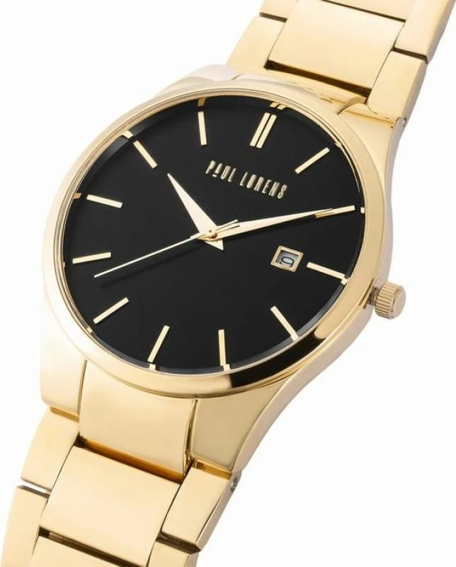 Orë dore për meshkuj Paul Lorens, e zezë dhe e artë