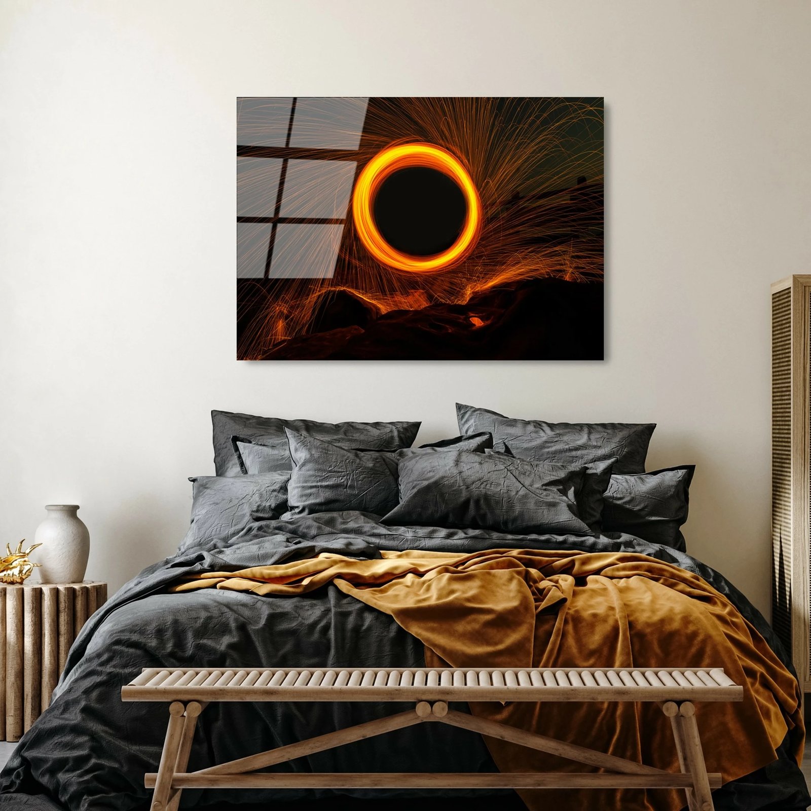 Pikturë dekorative prej xhami të temperuar Wallity, UV-089, 70x100cm