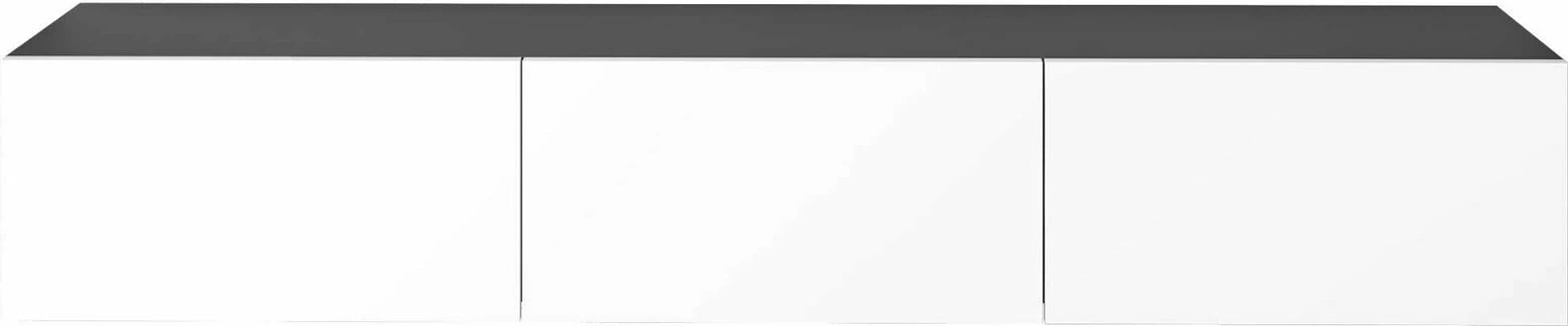 Mbajtës TV Francy, ngjyrë antracit dhe e bardhë, 180cm, Skye Decor