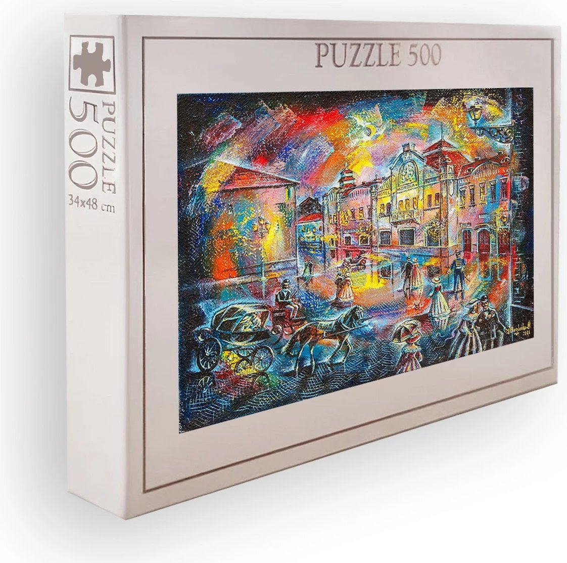 Puzzle 500 copa, Evila Originals, shumëngjyrësh, PZL_0145_500