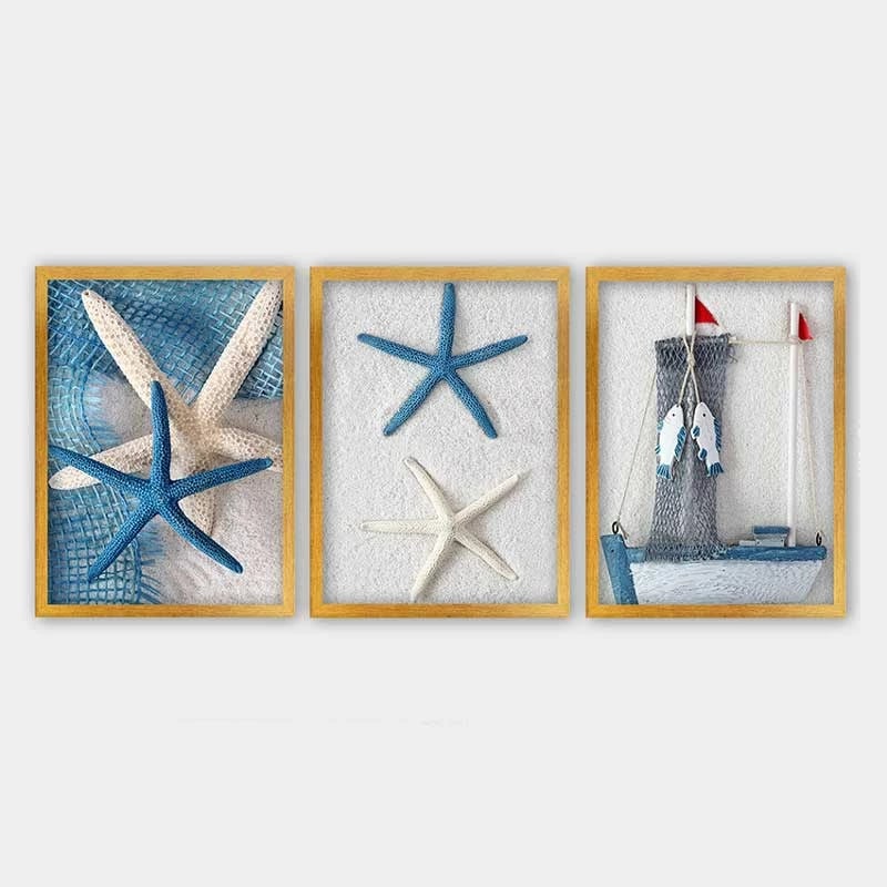 Pikturë dekorative me kornizë (3 copë), Wallity, 3AC_35445214_3545