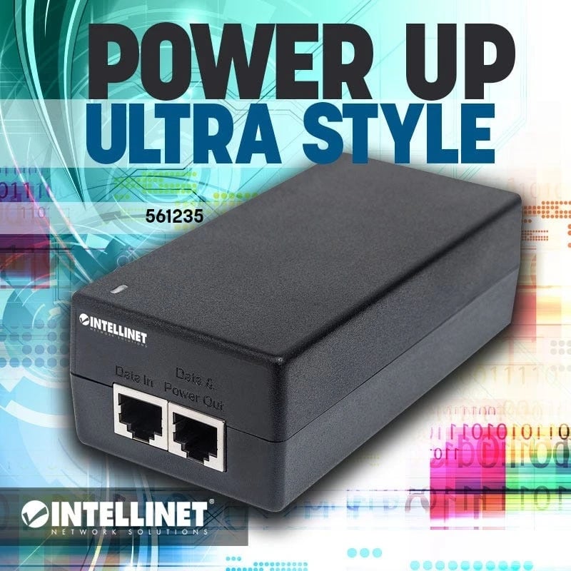 Switch rrjeti Intellinet 561235 Injector Ultra Poe, 60W