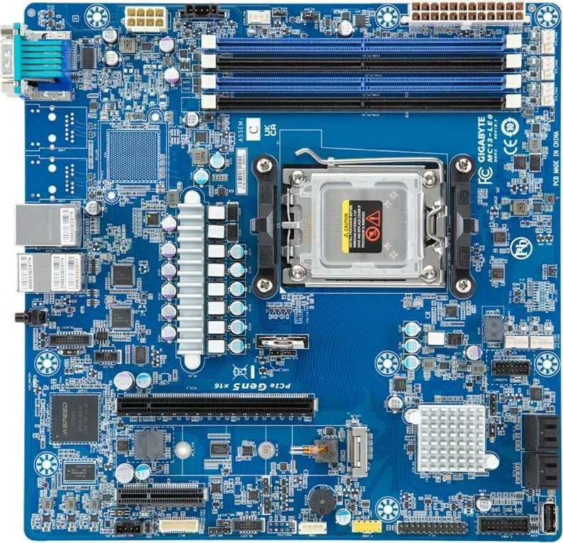 Pllakë amë Gigabyte MC13-LE0, micro ATX, Blu