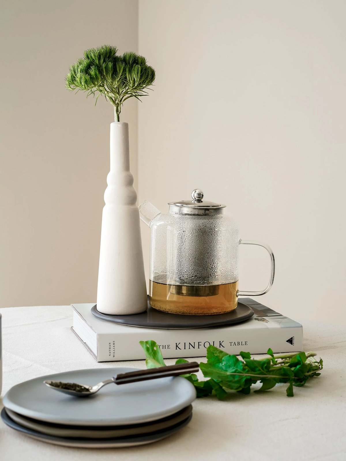 Vazo Evila Originals, BSE063, e bardhë, 7x7x28cm