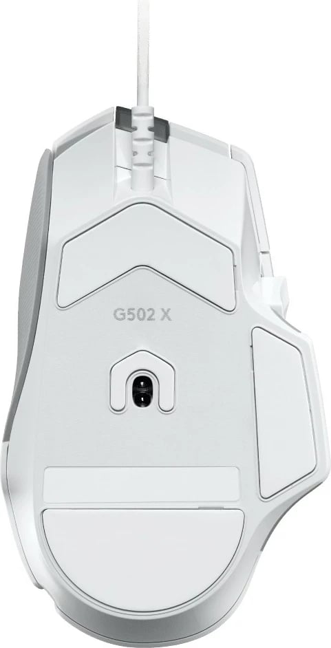 Maus gaming Logitech G502 X, USB, i bardhë