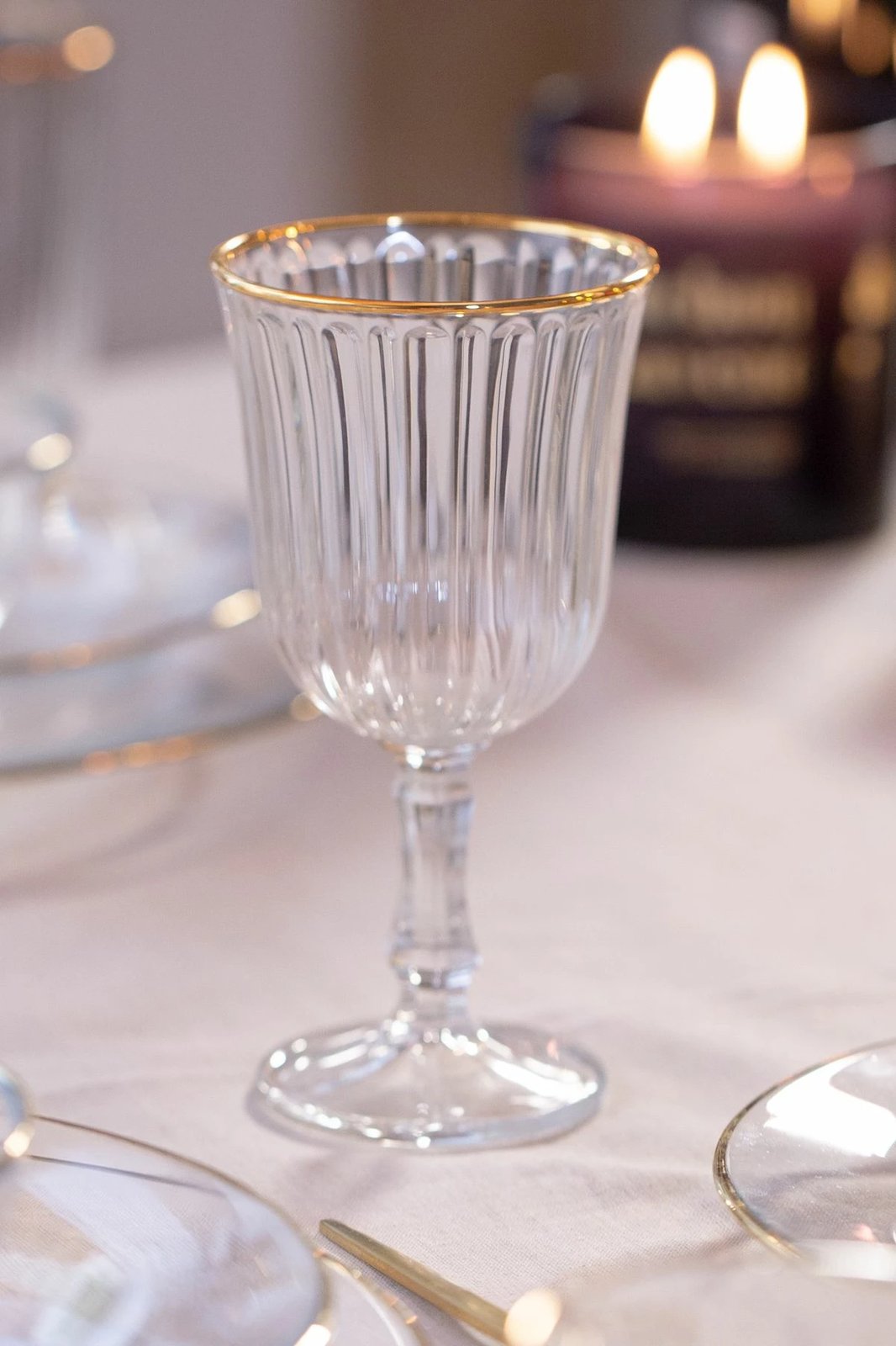 Set gotash (4 copë), Hermia Concept, Splendid 240, ngjyrë ari, transparente