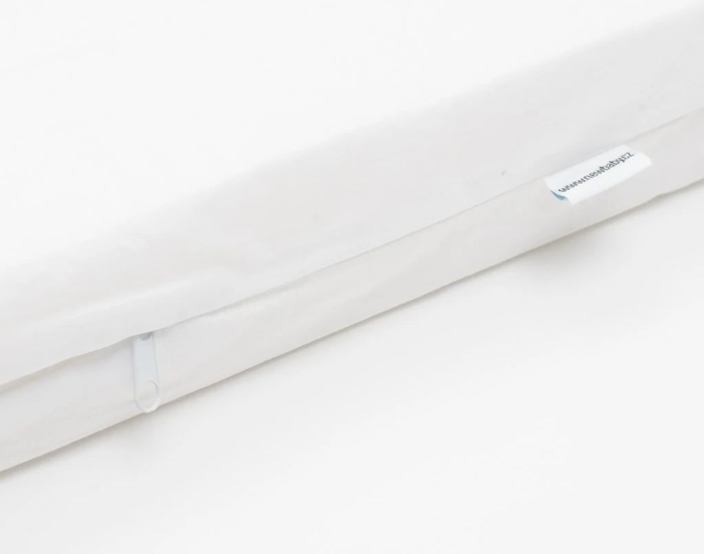 Dyshek bebe, New Baby, BASIC, 120x60x5 cm, shtresë kokosi + shkumë, i bardhë