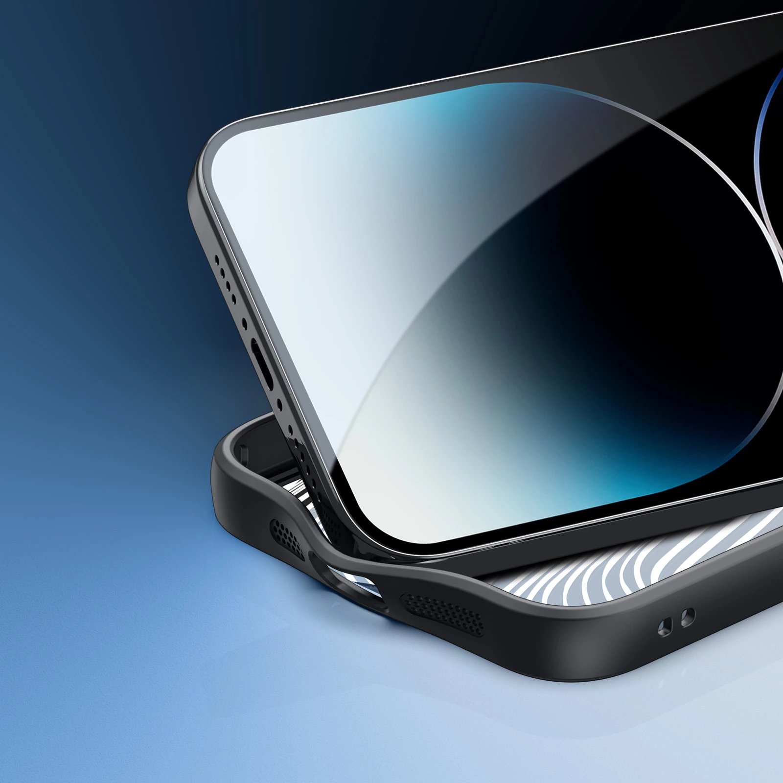 Mbështjellës Dux Ducis Aimo Mag për iPhone 15 Pro Max, MagSafe, i zi