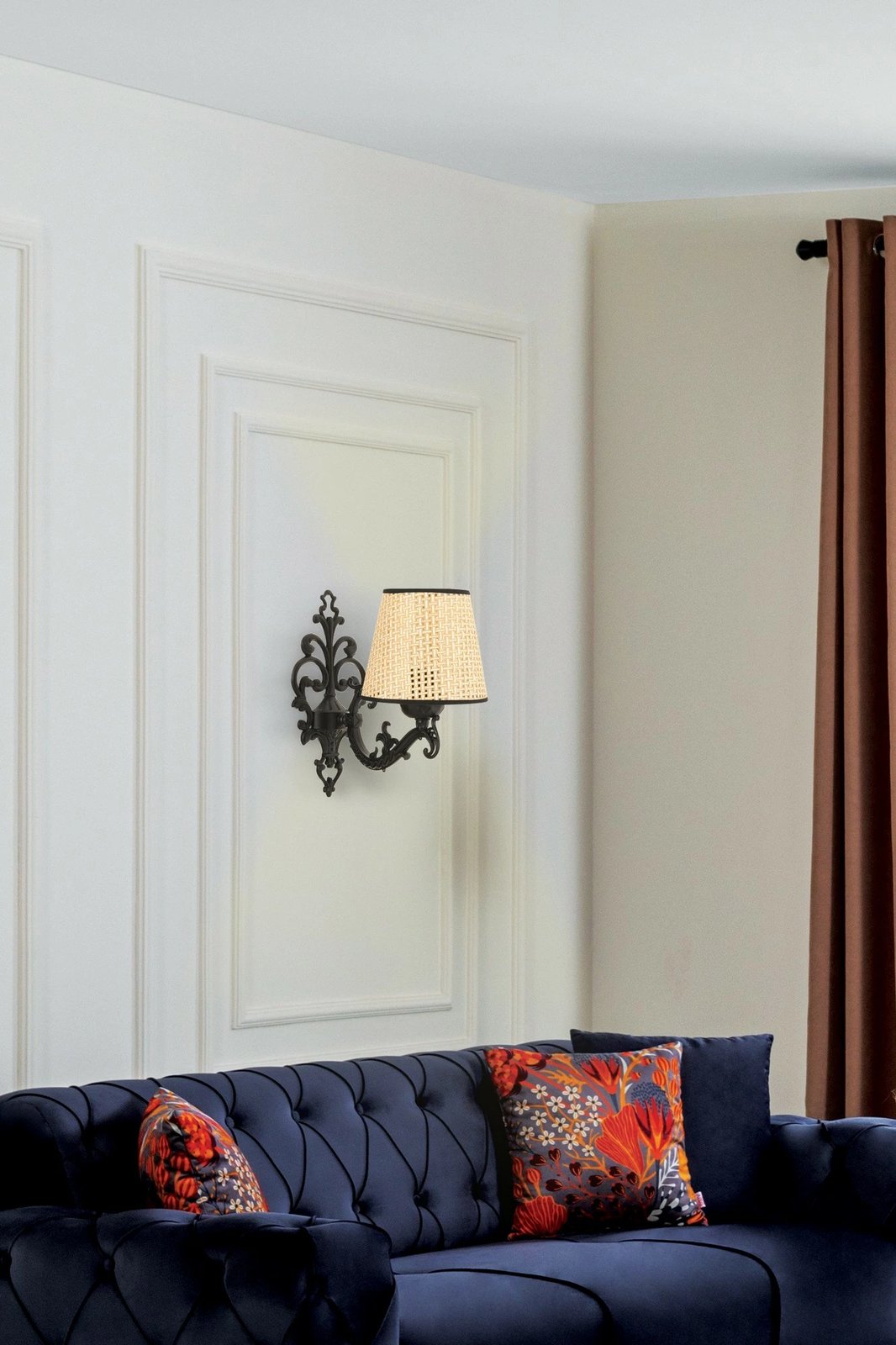 Llambë muri Opviq Claire, korale e zezë, lisi