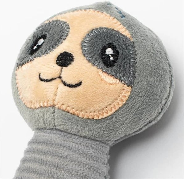 Gringëlluese pelushi me fishkëllimë, New Baby, Sloth Toys, për bebe, multingjyrëshe