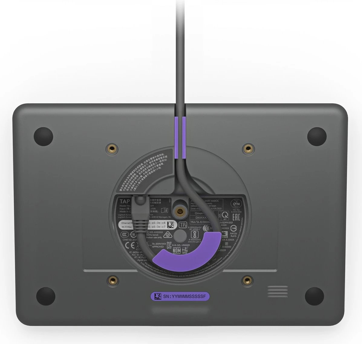 Kontrollues me prekje Logitech Tap IP, 10.1", 1280 x 800, Wi-Fi, Bluetooth, i zi