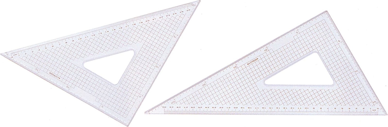 Set trekëndëshash prerëse NEXT, akrilik me profil çeliku