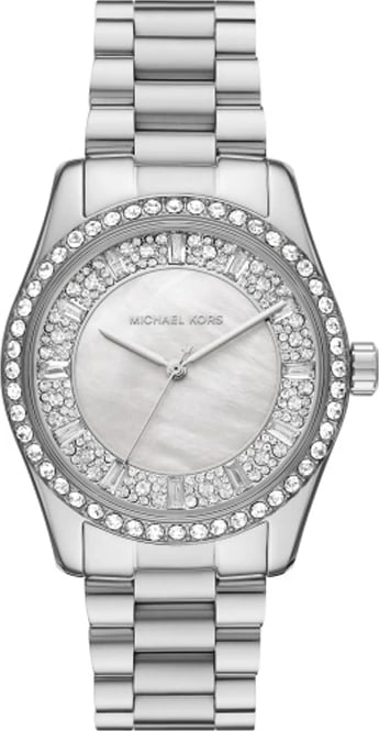 Orë dore MICHAEL KORS Lexington për femra, argjendtë