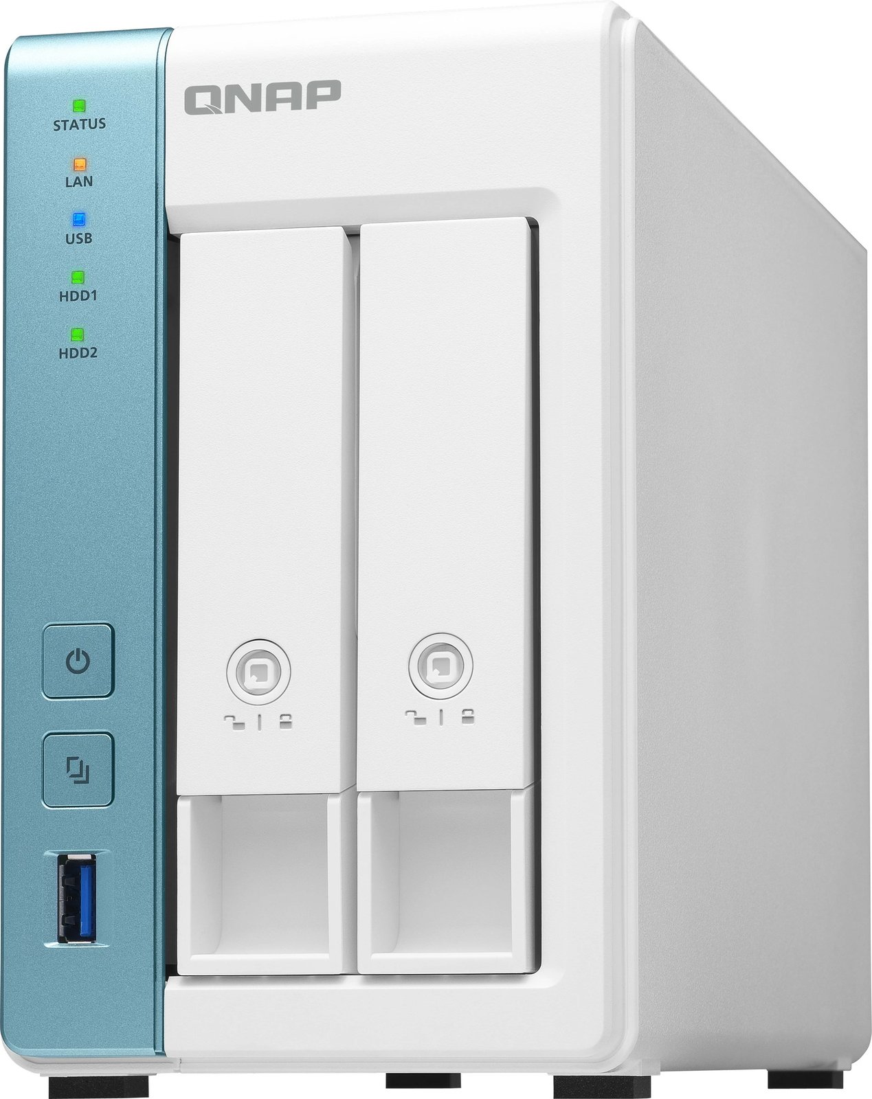 NAS QNAP TS-233, Mini Tower, ARM Cortex-A55, 2 GB, QNAP QTS