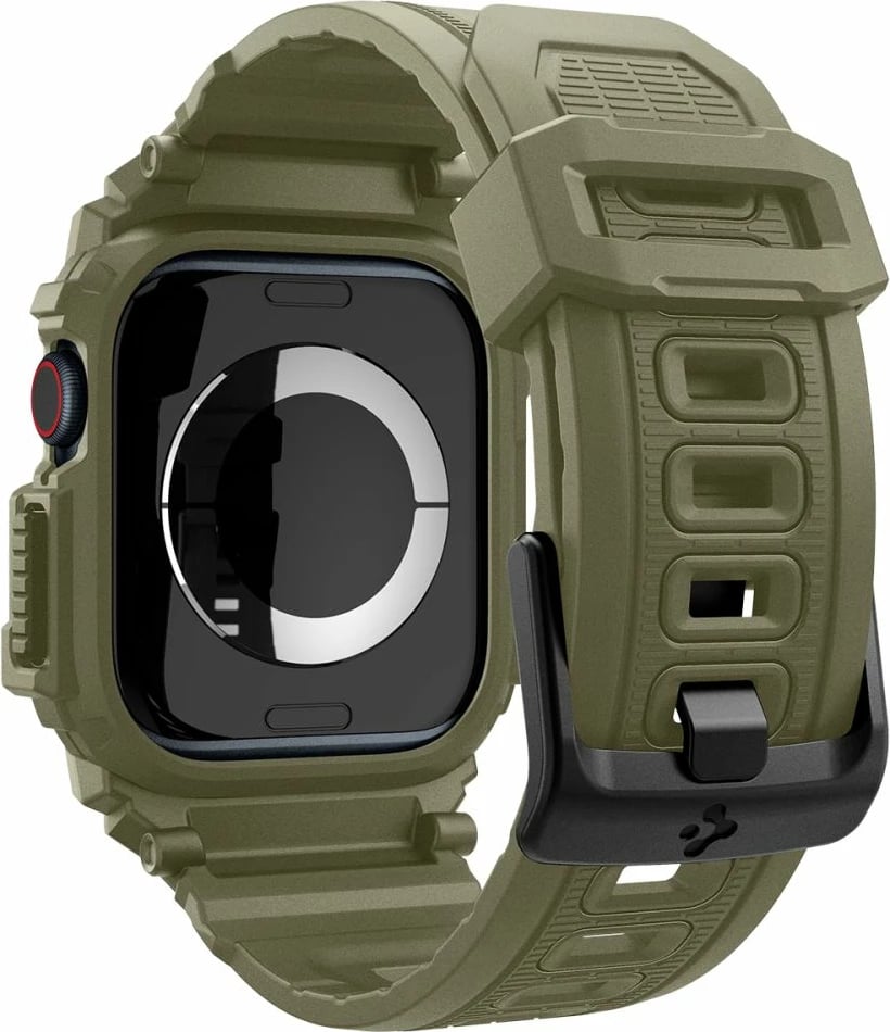 Rrip Spigen Rugged Armor Pro për Apple Watch 10, 46MM, i gjelbër