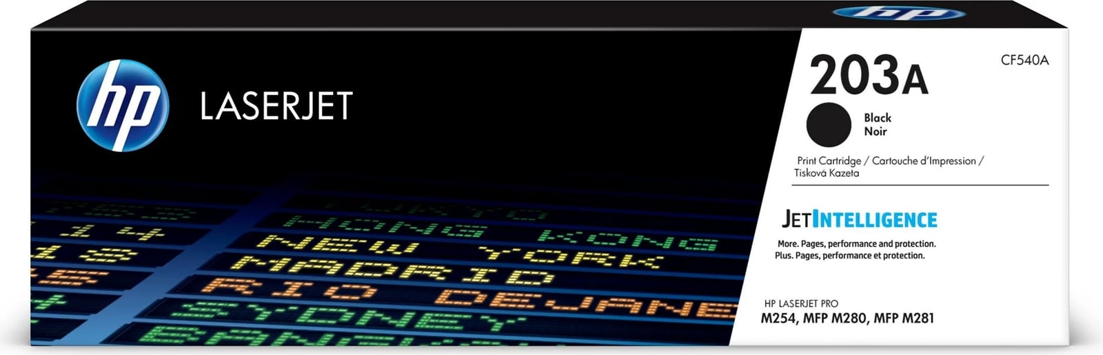 Toner HP 203A origjinal, për LaserJet Pro M254/M280/M281, i zi