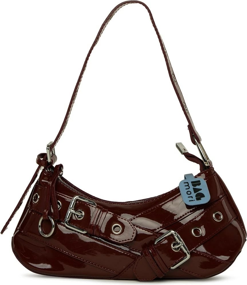 Çantë krahu Zoozie Bags, ngjyrë e kuqe e thellë, M000008443