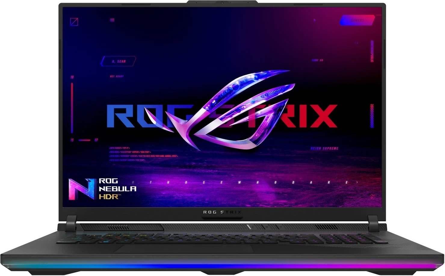 Laptop Asus ROG Strix SCAR 18 G834JZR-N6036W, i9-14900HX, 32GB, 1TB + 2TB, RTX4080, 18"-240Hz, e zi